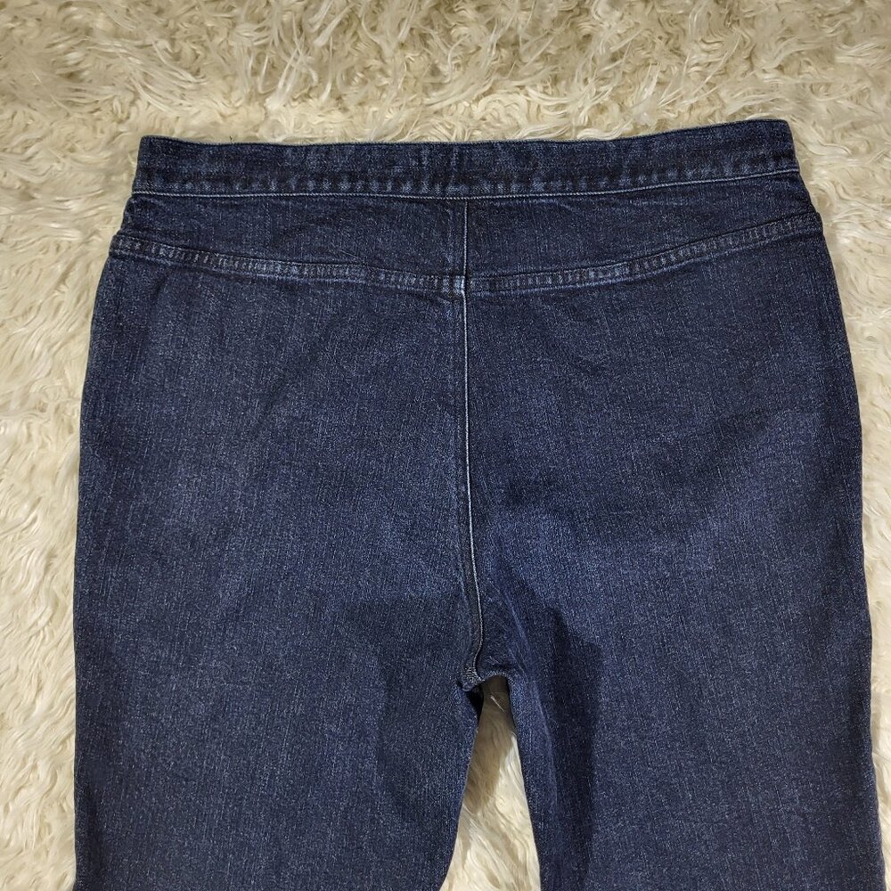 Lauren Jeans Co. by Ralph Lauren Classic Straight Leg Denim Jeans - Size 12 - Picture 12 of 13